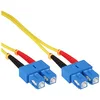 Image de InLine 82905 câble de Fibre Optique 5 m 2X SC OS2 Jaune