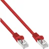 Image de InLine 0.3m FTP Cat.5e câble de réseau 0,3 m Rouge - Câbles de réseau (0,3 m, RJ-45, RJ-45, Rouge)