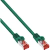 Image de InLine 76922G Câble patch S/FTP (PiMf) Cat. 6 250 MHz sans halogène Cuivre Vert 0,25 m
