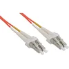 Image de InLine 0.5m, LC/LC câble de Fibre Optique 0,5 m OM1 Orange