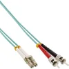 Image de InLine LC/St, 7.5 m câble de Fibre Optique 7,5 m 2X LC 2X St OM3 Turquoise