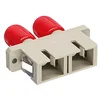 Image de InLine 89991D Embrayage LWL Duplex ST/SC Multimode Beige Douille Céramique à encastrer