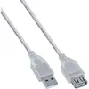 Image de InLine 0.5m USB 2.0 câble USB 0,5 m Noir - Câbles USB (0,5 m, Male connector / Female connector, 480 Mbit/s, Noir)