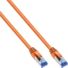 Image de InLine 76850O câble de réseau 0,5 m Cat6a S/FTP (S-STP) Orange - Câbles de réseau (0,5 m, Cat6a, S/FTP (S-STP), RJ-45, RJ-45, Orange)