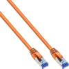 Image de InLine 76800O Câble Ethernet Réseau Orange 10 m Cat6a SFTP (S-STP) RJ45 Mâle Femelle
