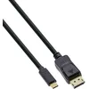 Image de InLine 64123 3m USB C DisplayPort Noir câble vidéo et adaptateur