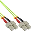 Image de InLine 83503Q câble de fibre optique 3 m LSZH OM4 2x SC Vert - Câbles de fibre optique (3 m, LSZH, OM4, 2x SC, 2x SC, Vert)