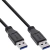 Image de InLine 35203 0.3m USB A Mini-USB B Mâle Mâle Noir câble USB - Câbles USB (0,3 m, USB A, Mini-USB B, 3.0 (3.1 Gen 1), Noir)