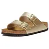 Image de BIRKENSTOCK Claquettes pour femme, or, 41 EU