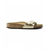Image de Birkenstock pour femme. 1016107 Sandales Madrid (Ajustement Étroit) doré (40), Plat, Aucun, Casuel