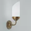 Image de Berliner Messinglampen Applique murale Jeremy en laiton