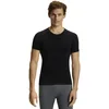 Image de FALKE Hommes Shortsleeved Shirt Tight Fit Vêtements De Course T-Shirt Black - Noir S