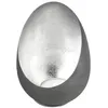 Image de Casati Photophore en fer Gris argenté H 20 x D 13,5 cm