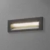 Image de BEGA 33054 applique LED 3 000K argentée 26 cm