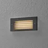 Image de BEGA 33017 LED encastrable au mur 3.000K graphite 17 cm