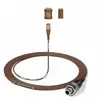 Image de Sennheiser MKE 1-4 2 mini micro cravate omnidirectionnel 3 broches marron