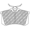 Image de Ferodo FCP1491W Plaquettes de Freins