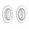 Image de FERODO DDF1933 2x Disque de frein Arrière Ø282mm Hauteur: 58,7mm Épaisseur: 9mm Plein Compatible avec HONDA CR-V II RD STREAM Crossroad II RT