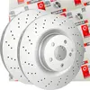 Image de FERODO BRAKE DISC, DDF552C, REAR, FOR VOLVO 850 1991-1997, OE-MATCHING QUALITY, SMOOTH & QUIET PERFORMANCE