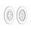 Image de FERODO DDF1990C 2x Disque de frein Arrière Ø356mm Hauteur: 36,3mm Épaisseur: 22mm Cercle de percage -Ø: 112mm ventilé Compatible avec AUDI A6 C7 Avant 4G5, 4GD A6 C7 Berline 4G2, 4GC