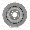 Image de FERODO DDF2205C 2x Disque de frein Arrière Ø330mm Hauteur: 54mm Épaisseur: 22mm Cercle de percage -Ø: 112mm perforé/ventilé de l'intérieur Compatible avec MERCEDES-BENZ Classe ML W166