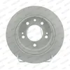 Image de FERODO DDF2005C 2x Disque de frein Arrière Ø262mm Hauteur: 61,2mm Épaisseur: 10mm Plein Compatible avec HYUNDAI SONATA VI YF ELANTRA A trois volumes HD