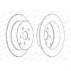 Image de FERODO DDF1485C 2x Disque de frein Arrière Ø269mm Hauteur: 56mm Épaisseur: 9mm Plein Compatible avec TOYOTA CELICA ZZT23 PRIUS 3/5 portes NHW20 Matrix MPV E13 VISTA A trois volumes SV5, ZV5