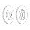 Image de FERODO DDF1779C 2x Disque de frein Avant Ø255mm Hauteur: 46,3mm Épaisseur: 22mm ventilé Compatible avec TOYOTA Yaris 3/5 portes P9 Verso R2 Yaris 3/5 portes P13 Yaris/Vios Berline P9 PRIUS C NHP10