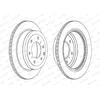 Image de FERODO DDF1965C 2x Disque de frein Arrière Ø332mm Hauteur: 74,4mm Épaisseur: 18mm ventilé Compatible avec MITSUBISHI PAJERO IV V8W, V9W PAJERO IV Van V90, V80