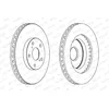 Image de FERODO DDF1646C 2x Disque de frein Avant Ø296mm Hauteur: 50mm Épaisseur: 28mm ventilé Compatible avec TOYOTA RAV 4 III ACA3, ACE, ALA3, GSA3, ZSA3 AURIS NRE15, ZZE15, ADE15, ZRE15, NDE15
