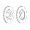 Image de FERODO DDF1905C-1 2x Disque de frein Avant Ø350mm Hauteur: 64,5mm Épaisseur: 32mm Cercle de percage -Ø: 112mm ventilé