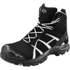 Image de Haix Chaussures hautesà lacets noires/argent Black Eagle Safety 40 Mid ESD, S3, Pointure UE: 48