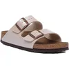Image de Birkenstock Arizona Birko-Flor, Sandales Bout Ouvert Femme, Blanc Pearl White), 35 EU