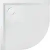 Image de Hoesch Receveur de douche quart de cercle en minéral Muna 100x100x3 cm, télégr., Soliq., antidérapant