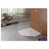 Image de Receveur de douche pentagonal MUNA ultraplat m AR 900x900x30mm blanc