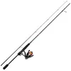 Image de DAM Fire Wave XP Spinning Combo, Canne à pêche et Moulinet pour la pêche en Eau Douce, brochet, Sandre et Autres, Solide, léger et Polyvalent, Noir, Canne Rapide de 2,13 m, Moulinet de Taille 2500