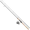 Image de DAM Impressa Classic Spinning Combo, Canne à pêche et Moulinet pour la pêche en Eau Douce du brochet et du Sandre, Solide, léger et Polyvalent, Noir, 2.70m Canne modérément Rapide, 3000