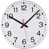 Image de Eurotime 55000 radiopiloté(e) Horloge Murale 300 mm Blanc