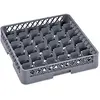 Image de WAS 9860 036 Série 9860 Panier à verres en polypropylène avec 36 compartiments Gris bleu Longueur 50 cm Largeur 50 cm Hauteur 10 cm
