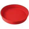 Image de Dr. Oetker Flexxible Round Shape, Baking Shape, Runf Cake Shape, Platinum Silicone, 1267, Rouge 4, Moule À Manqué