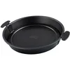 Image de Zenker 3862 Moule à tarte avec fond amovible - 28 cm de diamètre - Moule à gâteau rond avec fond amovible - Moule à tarte, quiche et autres - Noir