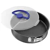 Image de Zenker 3979 Moule gateau rond avec couvercle, moule à charnière, moule à manqué 26 cm, moule patisserie, moule a charniere, moule à gateau, Acier, Plastique, 26 x 6,5 cm