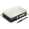 Image de Dr. Oetker 4526 Moule a cake 31.5 cm, moule gateau rectangulaire,rectangulaire patisserie, patisserie, pain, brioche, Acier, Noir, 31,5 x 12,7 x 7,5 cm