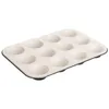 Image de Dr. Oetker 123456 Moule à muffins, moule anti-adhésif avec revêtement premium Exclusive Anthracite/Crème Acier 38,5 x 26,5 x 3 cm