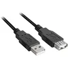Image de Sharkoon 4044951015405 câble USB 1 m USB 2.0 USB A Noir