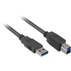 Image de Câble USB 3.2 Gen 1, USB-A mâle > USB-B mâle