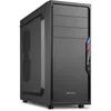 Image de Sharkoon VS4V Boîtier PC ATX avec 3 Baies 3,5" et système de Gestion des câbles 2X USB 2.0