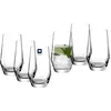 Image de LEONARDO HOME Pucini Lot de 6 Verres à Long Drink en Cristal Transparent 6 cm