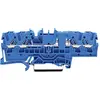 Image de Borne de passage WAGO 2002-1804 5.20 mm ressort de traction Affectation: N bleu 1 pc(s)