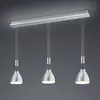 Image de HELL Suspension LED Leni, à 3 lampes, nickel mat
